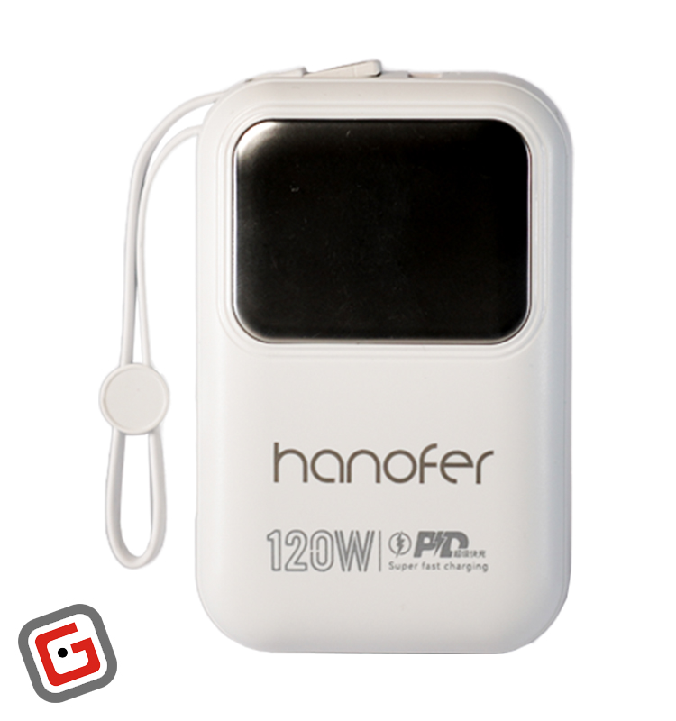 پاوربانک 2 خروجی هانوفر ظرفیت 10000 میلی‌آمپر