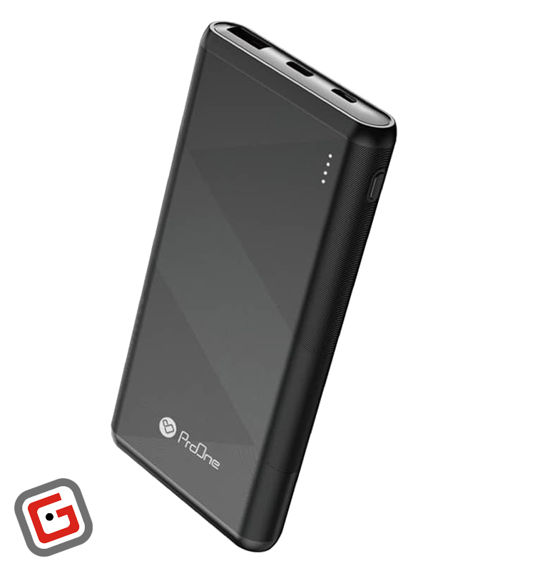 پاوربانک پرووان مدل PPB5107PD ظرفیت 10000 میلی‌آمپر ساعت