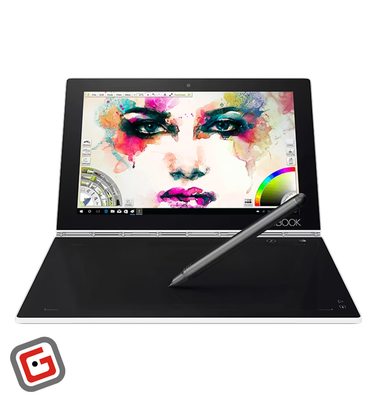 تبلت لنوو مدل Yoga Book X91L ظرفیت 128 گیگابایت رم 4 گیگ