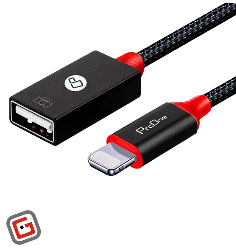 مبدل USB به لایتنینگ پرووان مدل PCO06