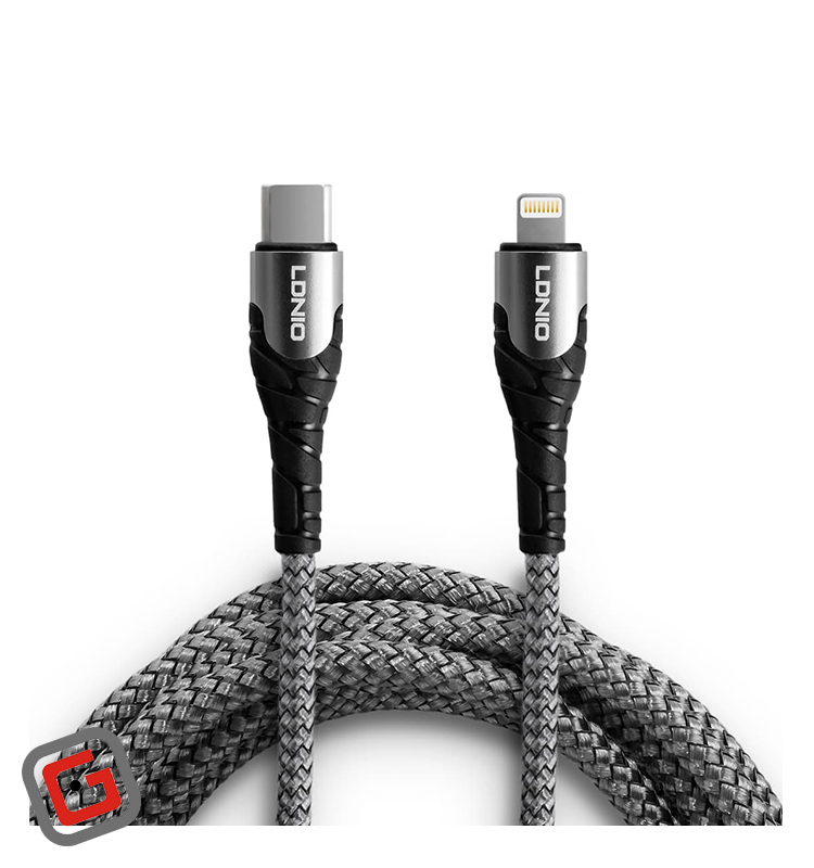 کابل فست شارژ Type-C به لایتنینگ الدینیو مدل LC 111