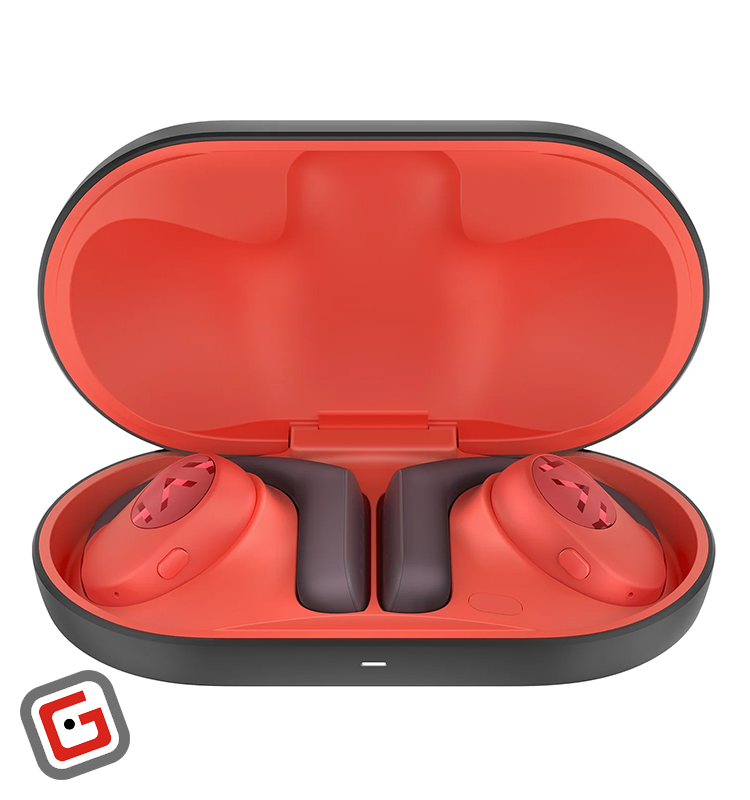 هندزفری بلوتوثی هایلو مدل  PurFree Buds به همراه محفظه شارژ با رنگ نارنجی