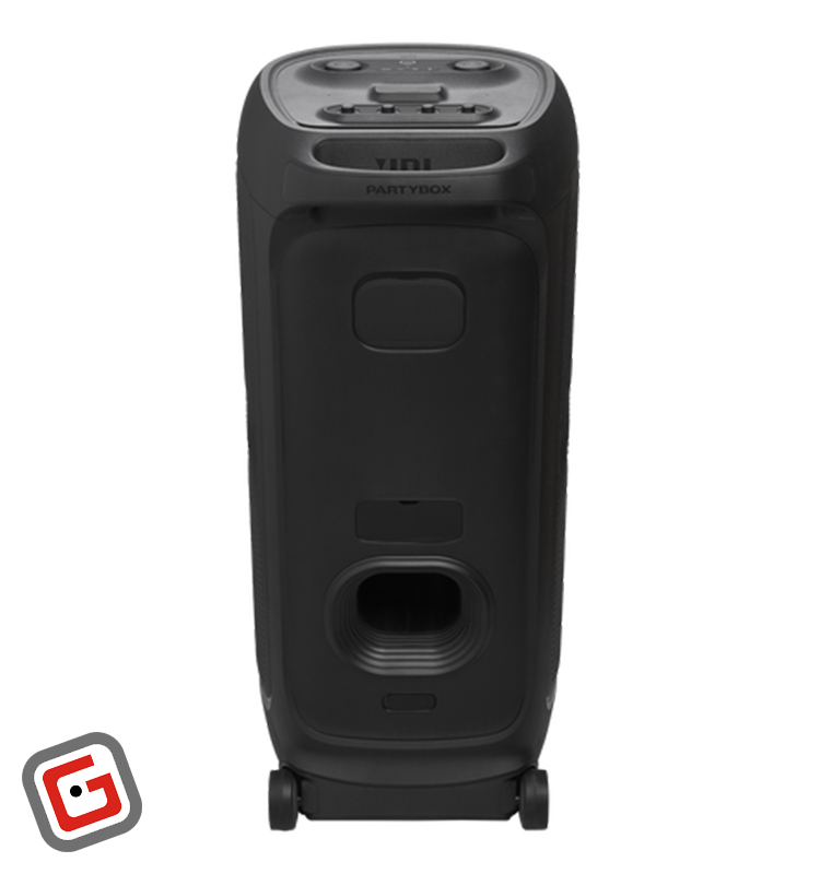 اسپیکر بلوتوثی جی‌بی‌ال مدل PartyBox Ultimate از نمای پشت