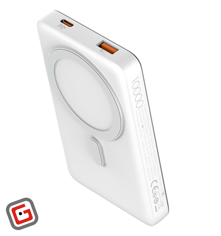 پاوربانک بی‌سیم الدینیو 10000 میلی‌آمپر ساعت مدل PQ17