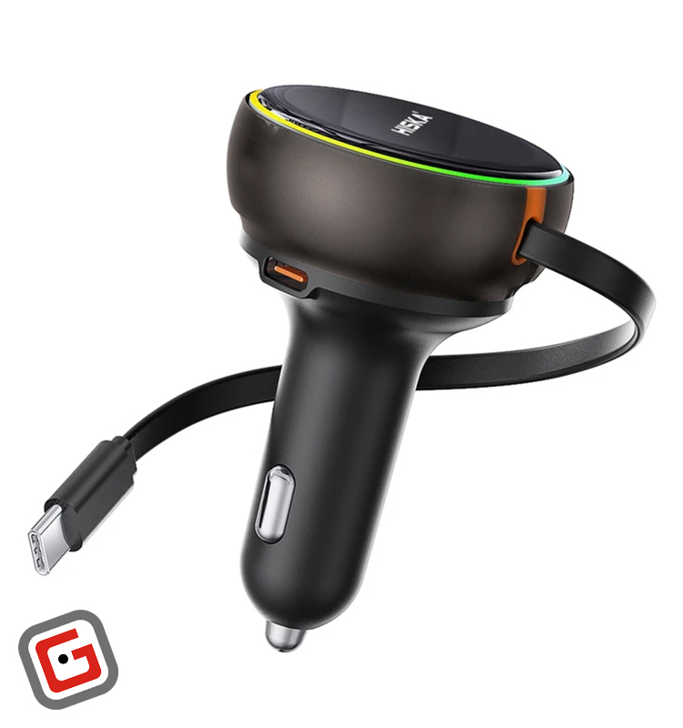 شارژر فندکی 80 وات هیسکا مدل HCC-337