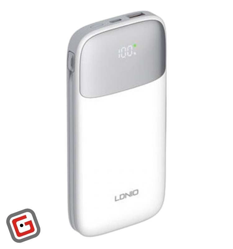 پاوربانک 1۰۰۰۰ میلی‌آمپر ساعت الدینیو مدل PQ19