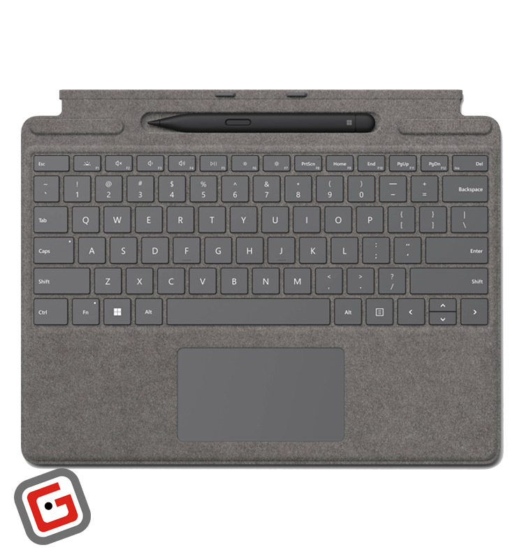 کیبورد تبلت مایکروسافت مدل Signature با قلم Slim 2