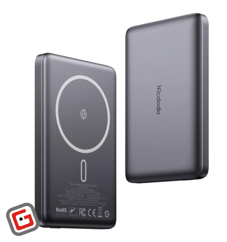 پاوربانک وایرلس 5000 میلی‌آمپر 20 وات مک دودو مدل MC-464