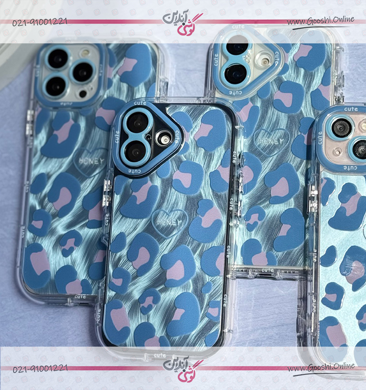 قاب پلنگی آبی پاستلی (کدC2001)