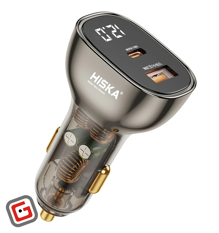 شارژر فندکی 95 وات هیسکا مدل HCC-326