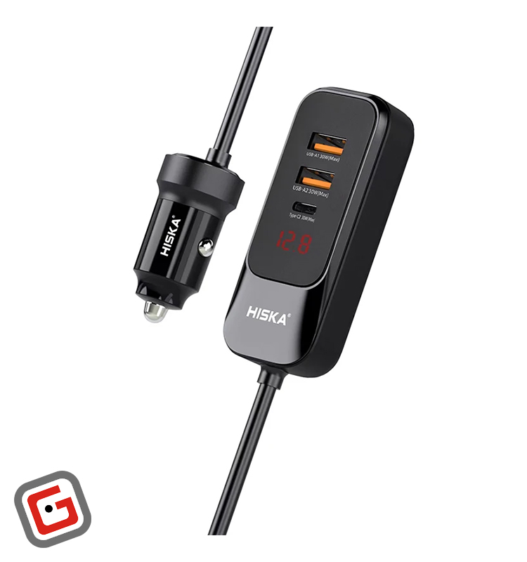 شارژر فندکی ۱۲۰ وات هیسکا مدل HCC-327