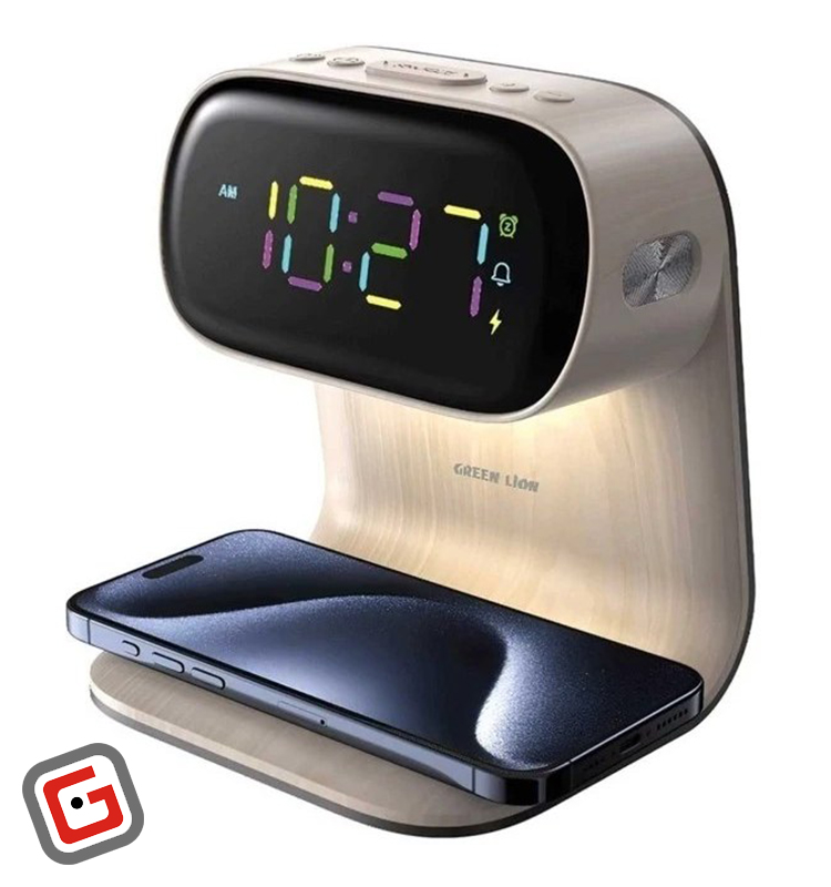 ساعت رومیزی گرین‌لاین GNBED15WCHWD GL-WC15