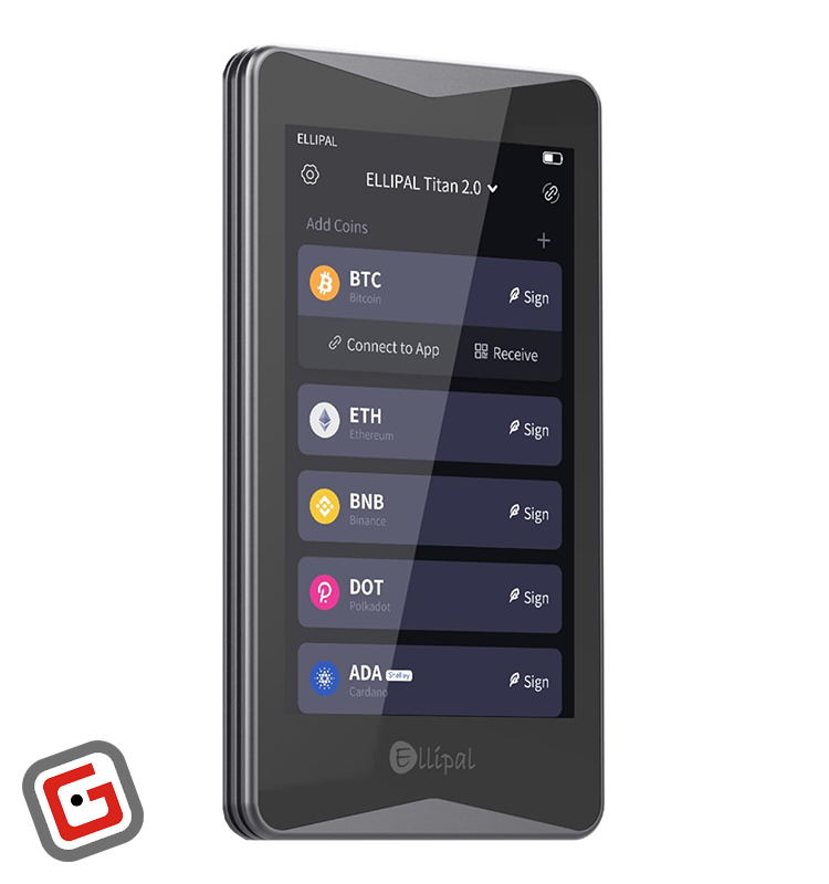 کیف پول سخت افزاری الیپال تایتان
