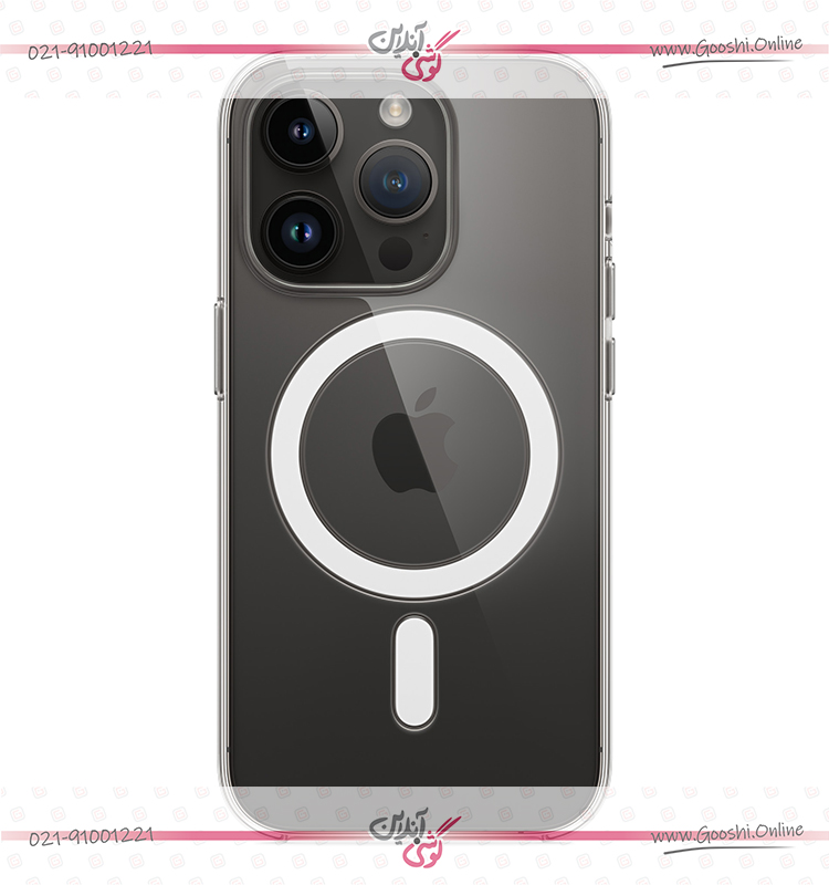 کاور شفاف مدل مگ سیف مناسب برای گوشی موبایل آیفون 14 پرو اپل