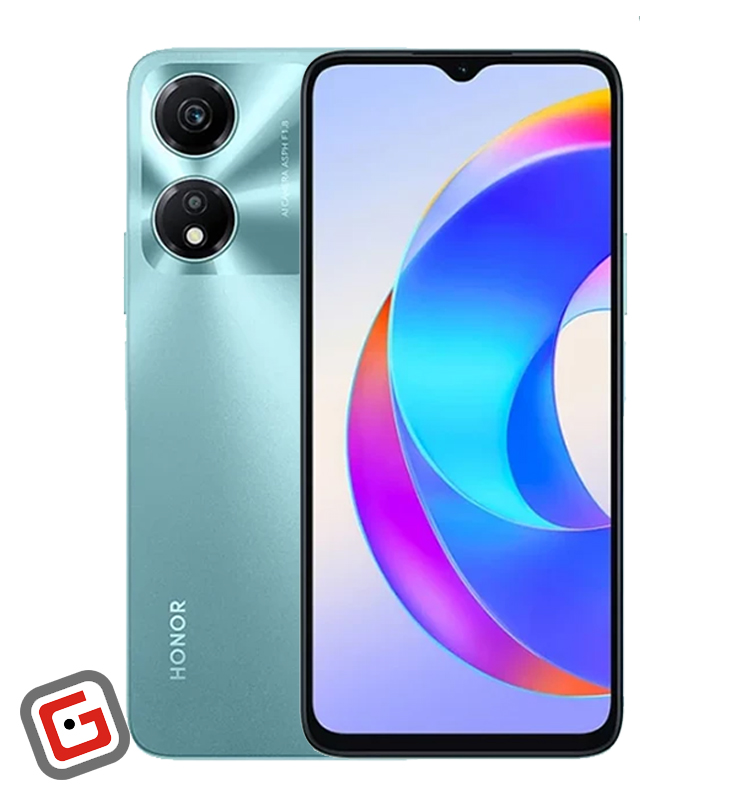 گوشی موبایل Honor X5 Plus رنگ آبی پنل جلو و پشت
