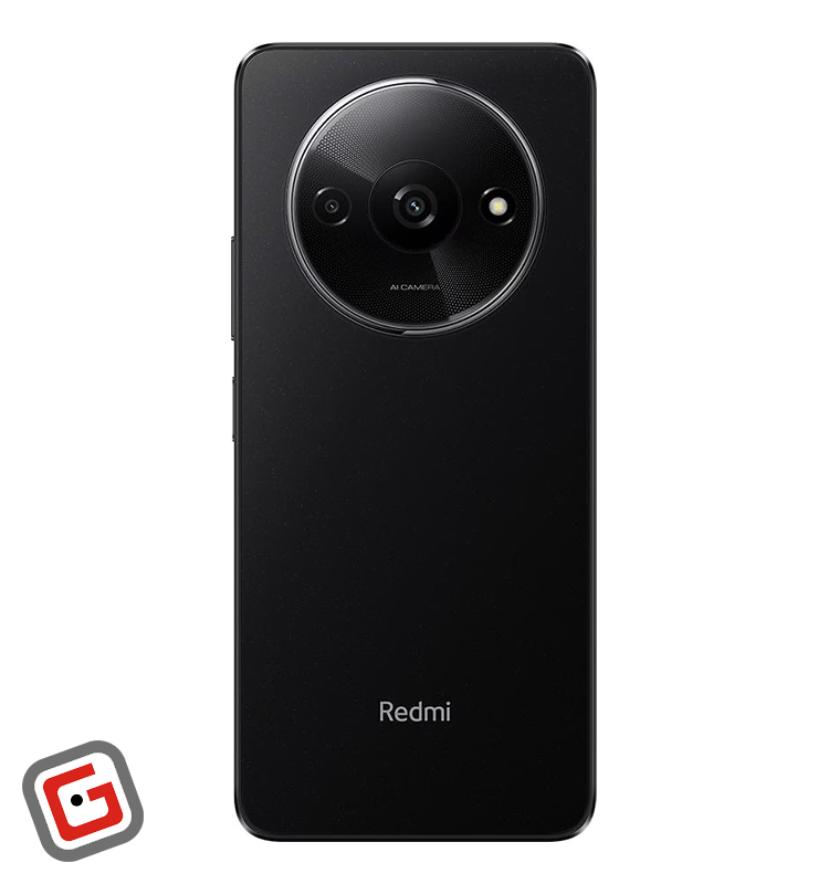 گوشی موبایل شیائومی مدل Redmi A3x رنگ مشکی از نمای پشت