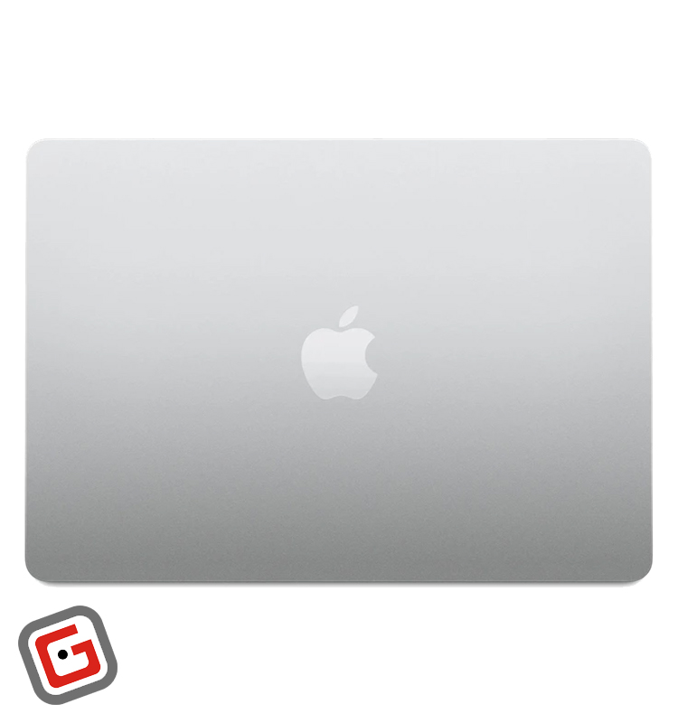 لپ‌تاپ 13 اینچی اپل مدل MacBook Air MRXQ3 2024 از نمای بالا به صورت بسته
