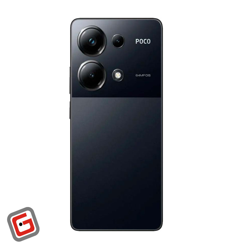 گوشی موبایل شیائومی مدل پوکو M6 Pro 4G مشکی از نمای پشت