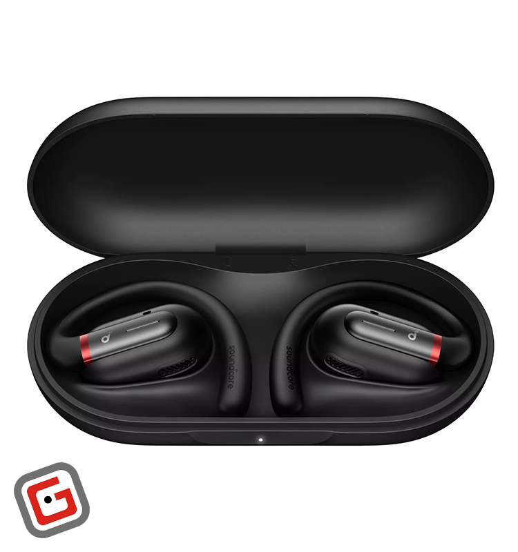 هندزفری بلوتوثی انکر مدل Soundcore V30i درون محفظه شارژ