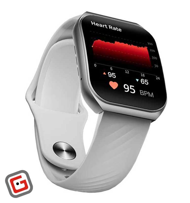 ساعت هوشمند کیوسی‌وای مدل GS2 در رنگ سفید