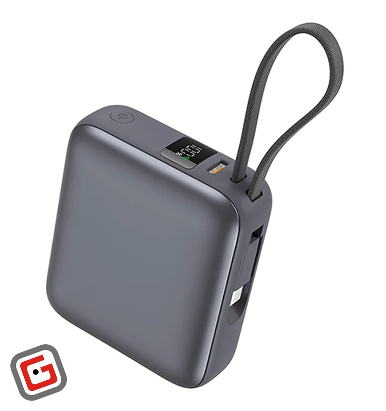 پاور بانک کیو سی وای PB10C با ظرفیت 10000 میلی‌آمپر ساعت