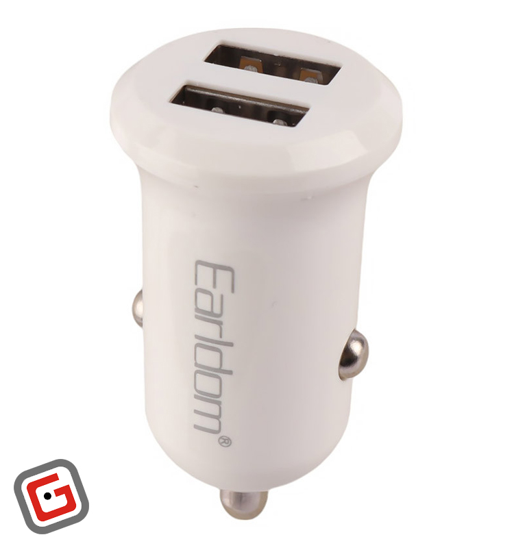 شارژر فندکی فست شارژ ماشین 2.4 آمپر ارلدام مدل ES-CC33