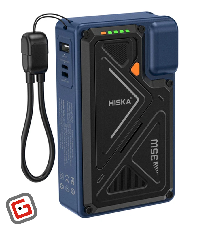 پاوربانک هیسکا ۲۲.۵ وات مدل HP-226PD ظرفیت 20000 میلی آمپر ساعت