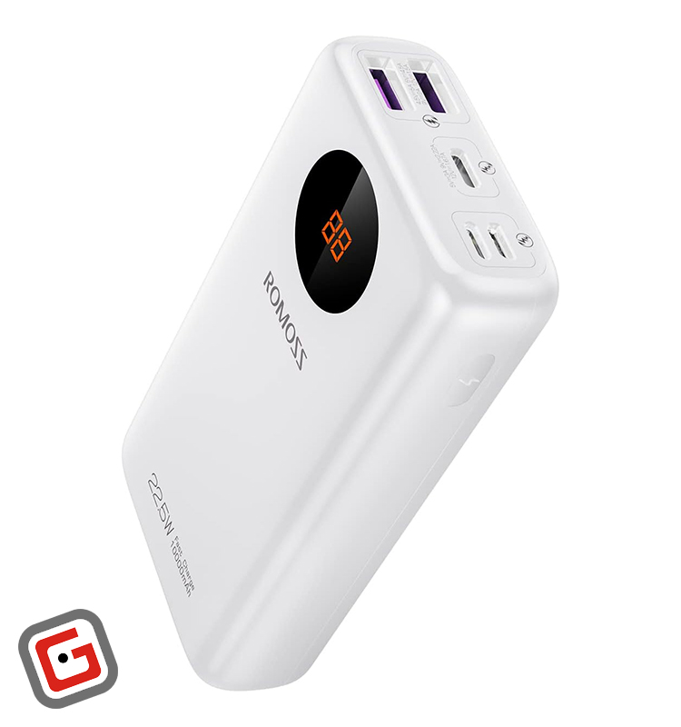 پاور بانک روموس مدل PSW10 از نمای جلو