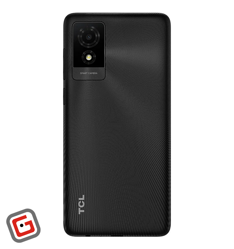 گوشی موبایل تی‎‎‎‎‎سی‎‎‎‎‎ال 501 رنگ مشکی از نمای پنل پشت