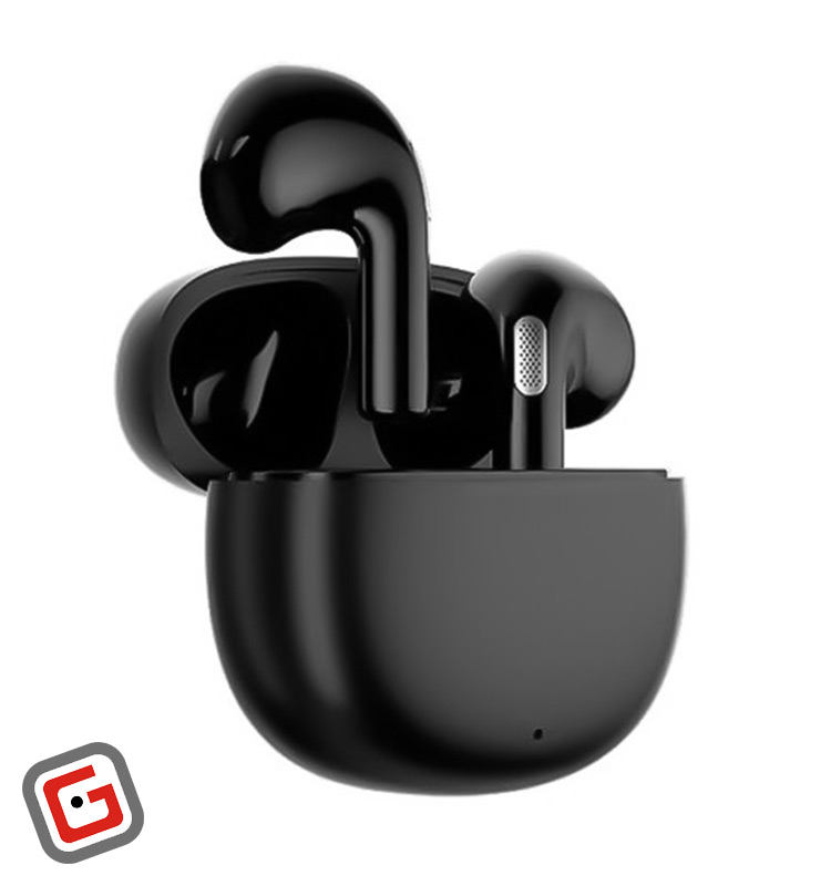 ایربادهای کیوسی‌وای (T20 Neo) AilyPods Neo در کیس شارژ در رنگ مشکی