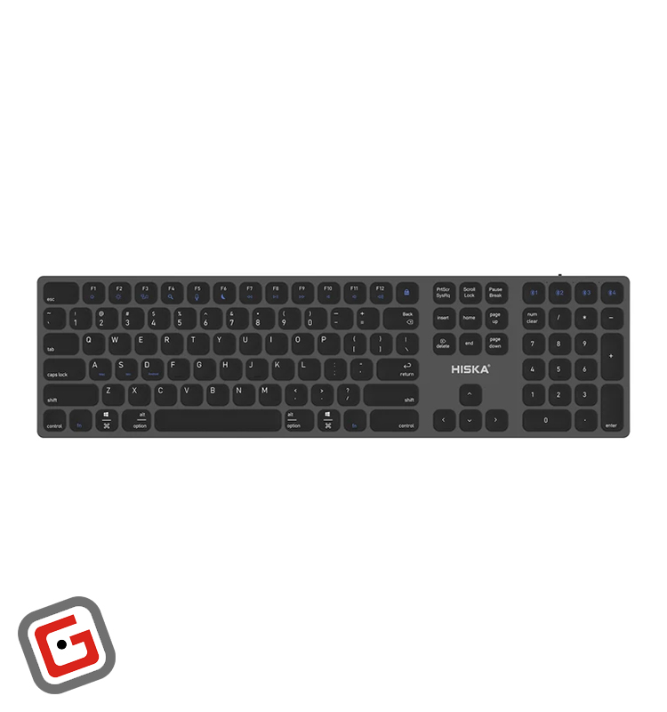 کیبورد بی‌سیم هیسکا مدل HX-KE245