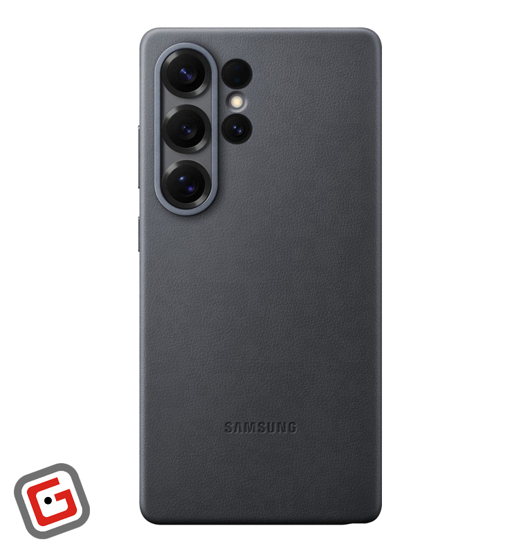 قاب سیلیکونی طرح چرم اورجینال گوشی موبایل سامسونگ مدل Galaxy S25 Ultra