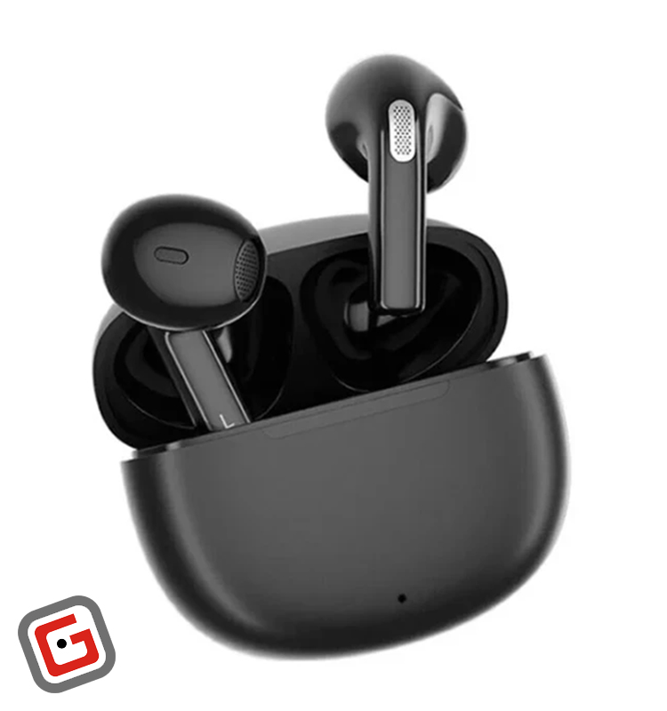 کیس شارژ و ایربادهای کیوسی‌وای AilyPods (T20) در رنگ مشکی