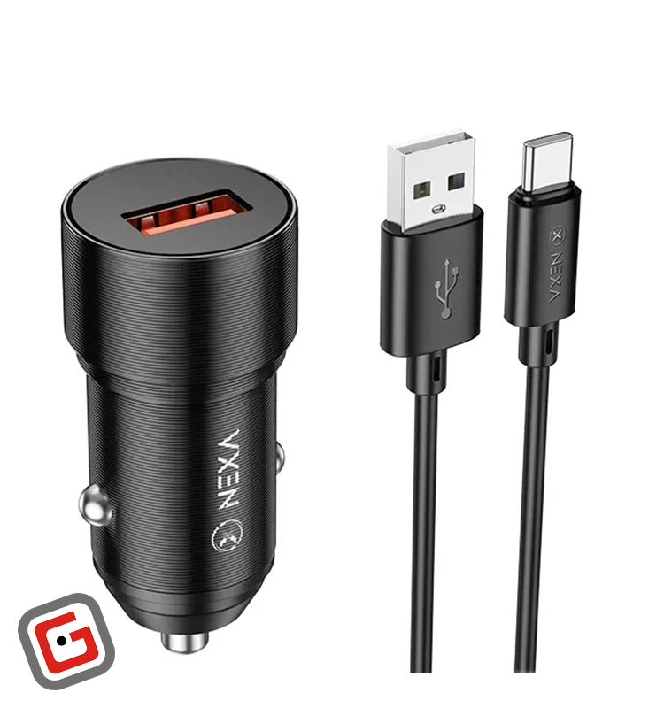 شارژر فندکی 18 وات نکسا مدل R18 همراه با کابل تایپ C