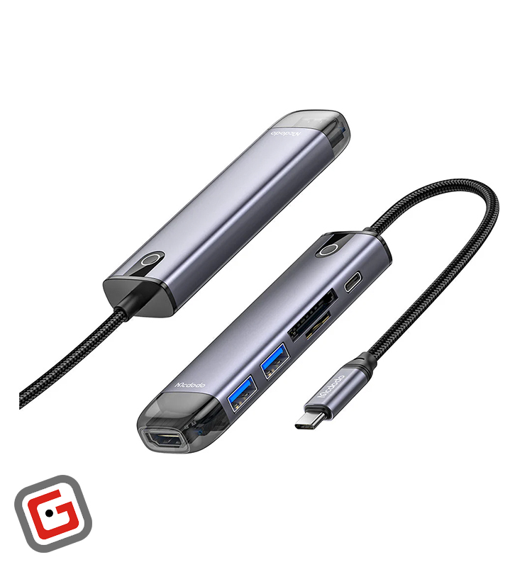 هاب 6 پورت Type-C مک دودو مدل HU-7740