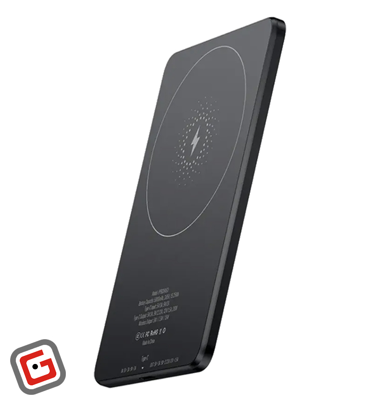 پاوربانک بی‌سیم 5000 میلی‌آمپر ساعت پاورولوژی مدل PP063