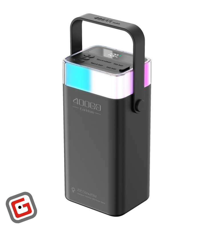 پاور بانک فست شارژ ارلدام مدل ET-PD38 ظرفیت 40 هزار میلی آمپر ساعت