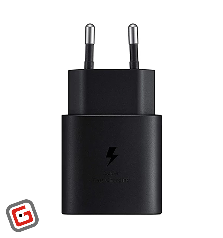 شارژر دیواری سامسونگ 25 وات مدل 2 پین طرح اصلی