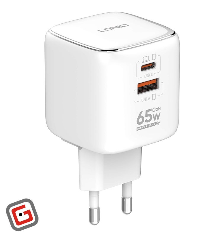 شارژر دیواری الدینیو مدل Q2617 با توان 65 وات