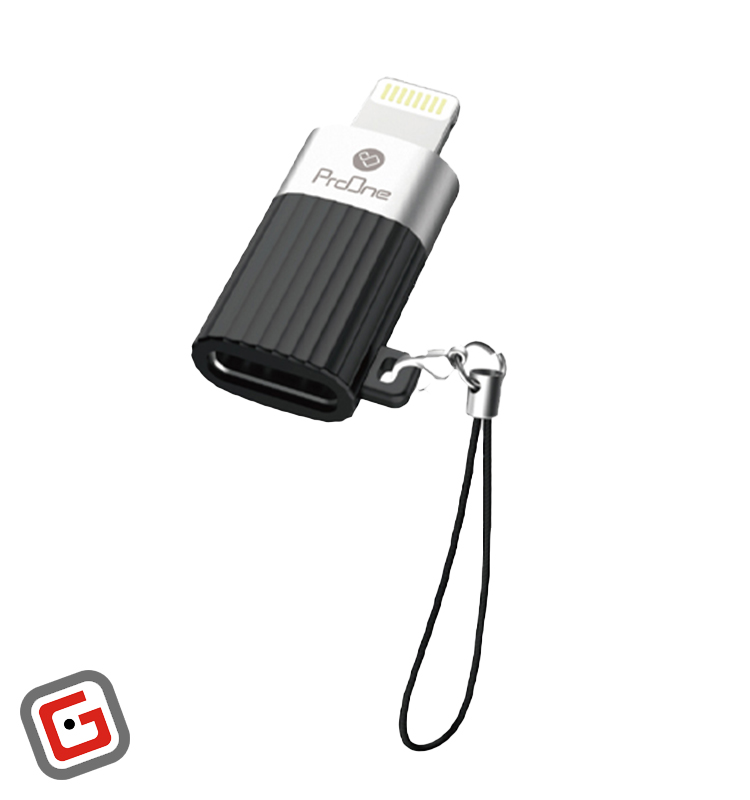 مبدل Type-C به لایتنینگ پرووان مدل PCO09