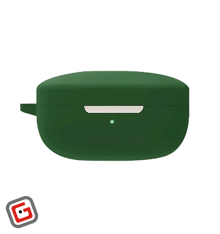 کاور سیلیکونی هندزفری کیوسی‌وای T13 ANC رنگ سبز تیره