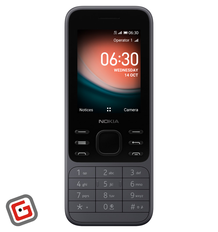 گوشی موبایل نوکیا مدل  6300 4G  ظرفیت 4 گیگابایت رم 512 مگابایت