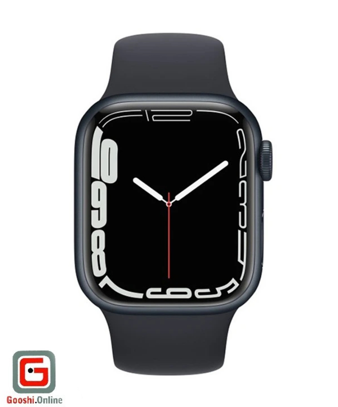 ساعت هوشمند مدل HT57 41mm از نمای رو به رو رنگ مشکی