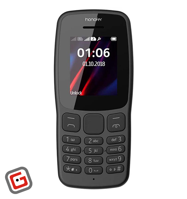 گوشی موبایل هانوفر مدل 106 ظرفیت 24 مگابایت