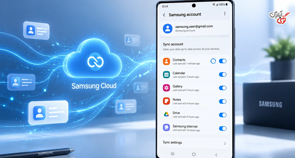 تصویری مرتبط با Sync account یا «همگامسازی حساب» در Samsung Account