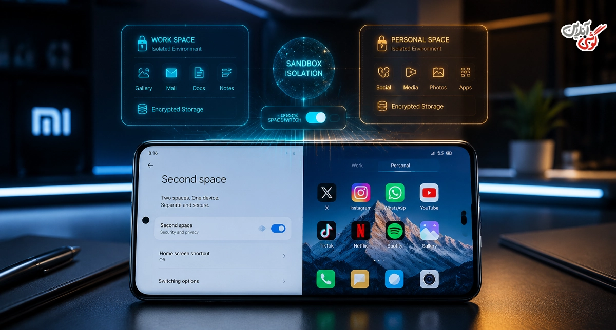نصب واتساپ دوم با Second Space شیائومی