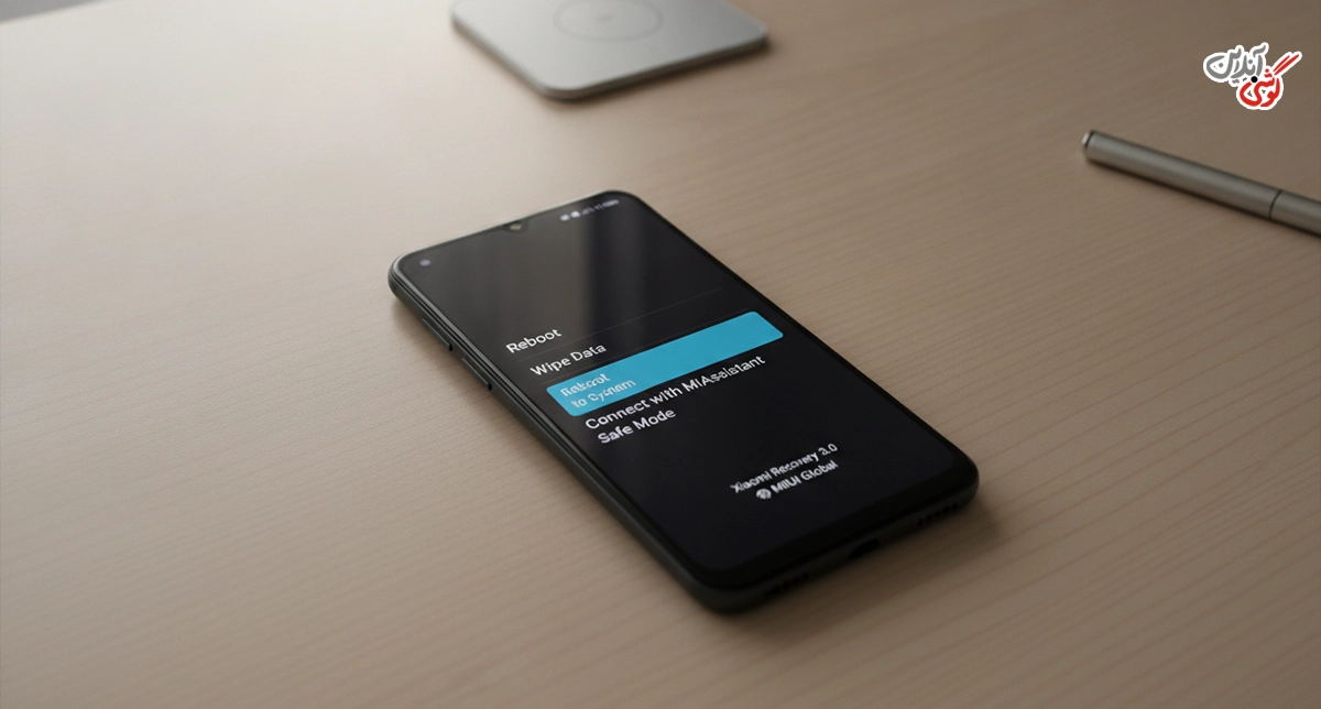 تصویری مرتبط با صفحه Recovery Mode گوشی شیائومی و انتخاب گزینه Reboot to System برای خروج از حالت بازیابی