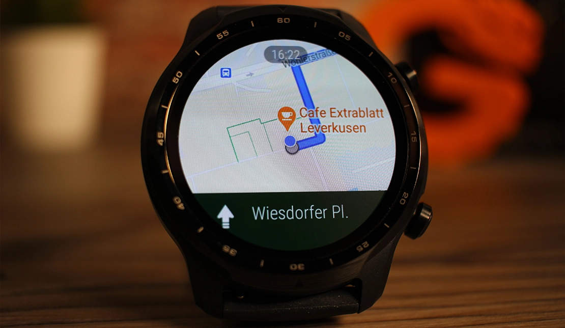 نمایش قابلیت جیپیاس در ساعت هوشمند TicWatch Pro 3