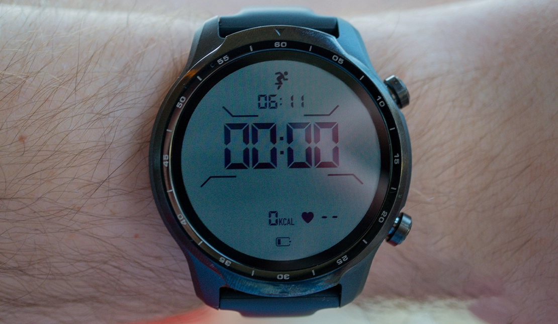 نمایش نور پسزمینه مخصوص صفحه FSTN در ساعت هوشمند TicWatch Pro 3