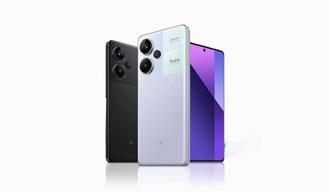 نمایش رنگبندی گوشی شیائومی Redmi Note 13 pro plus
